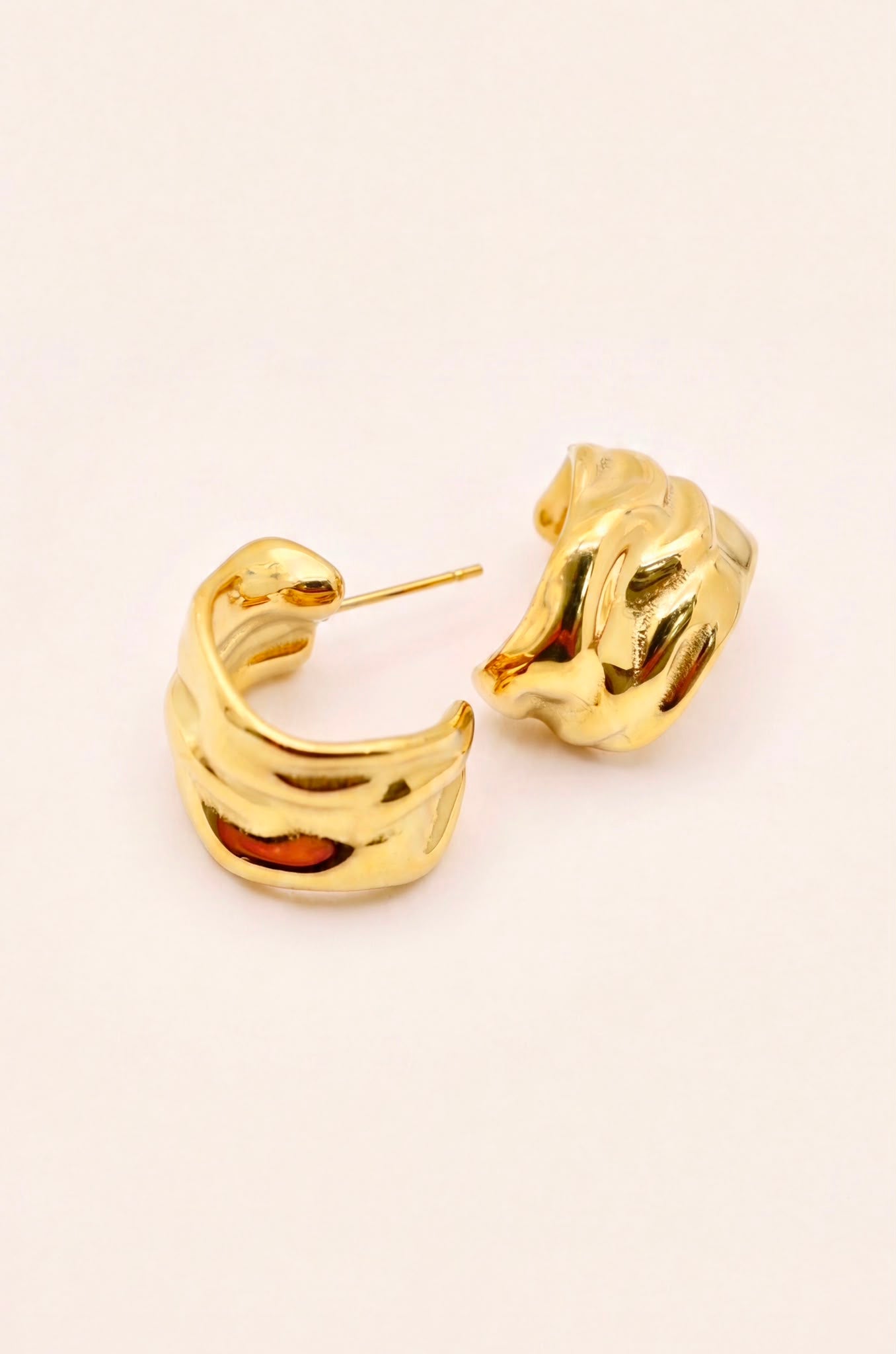 Boucles d'oreilles IRIS en acier inoxydable
