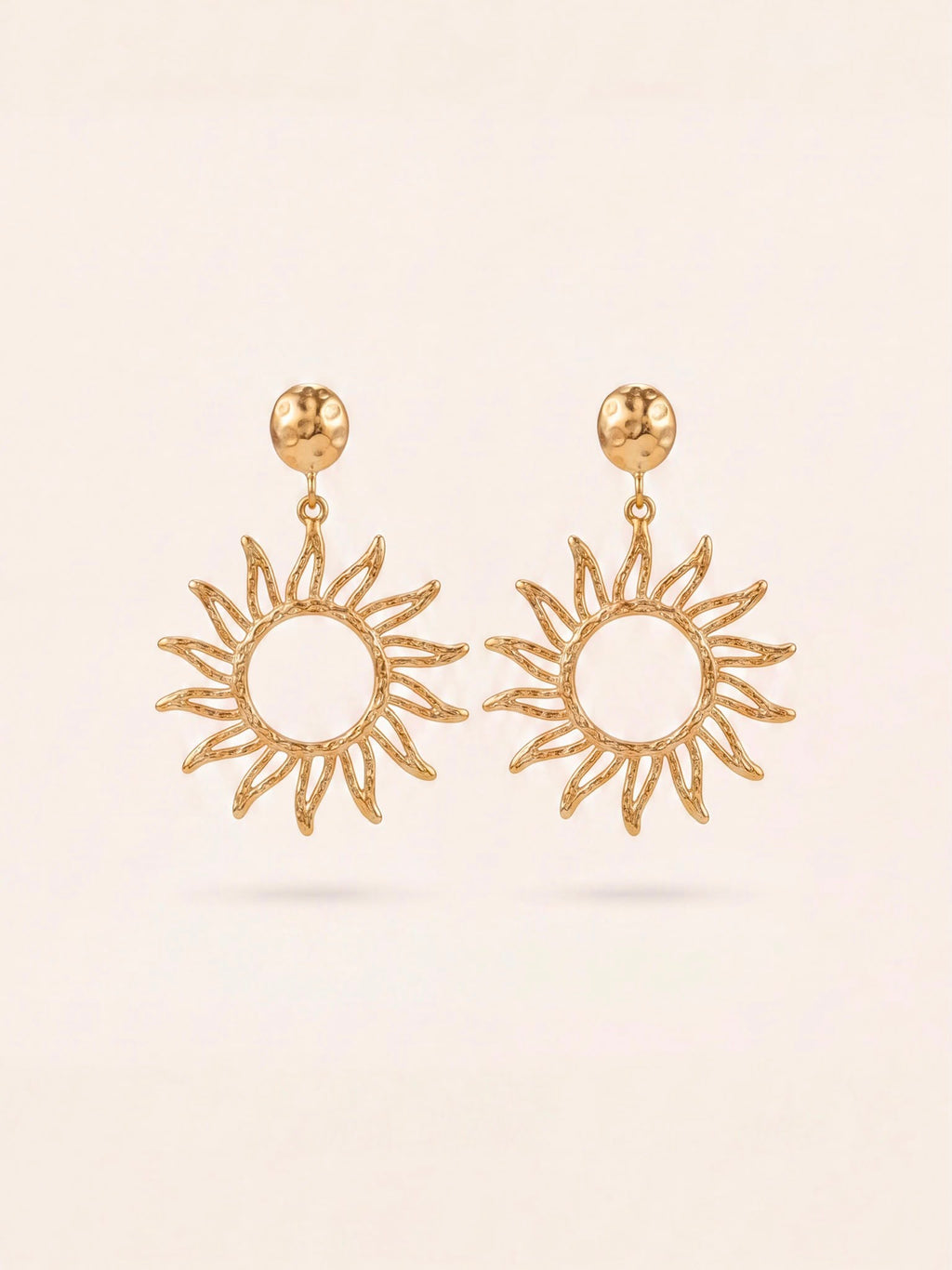 Boucles d'oreilles SOLENE en acier inoxydable