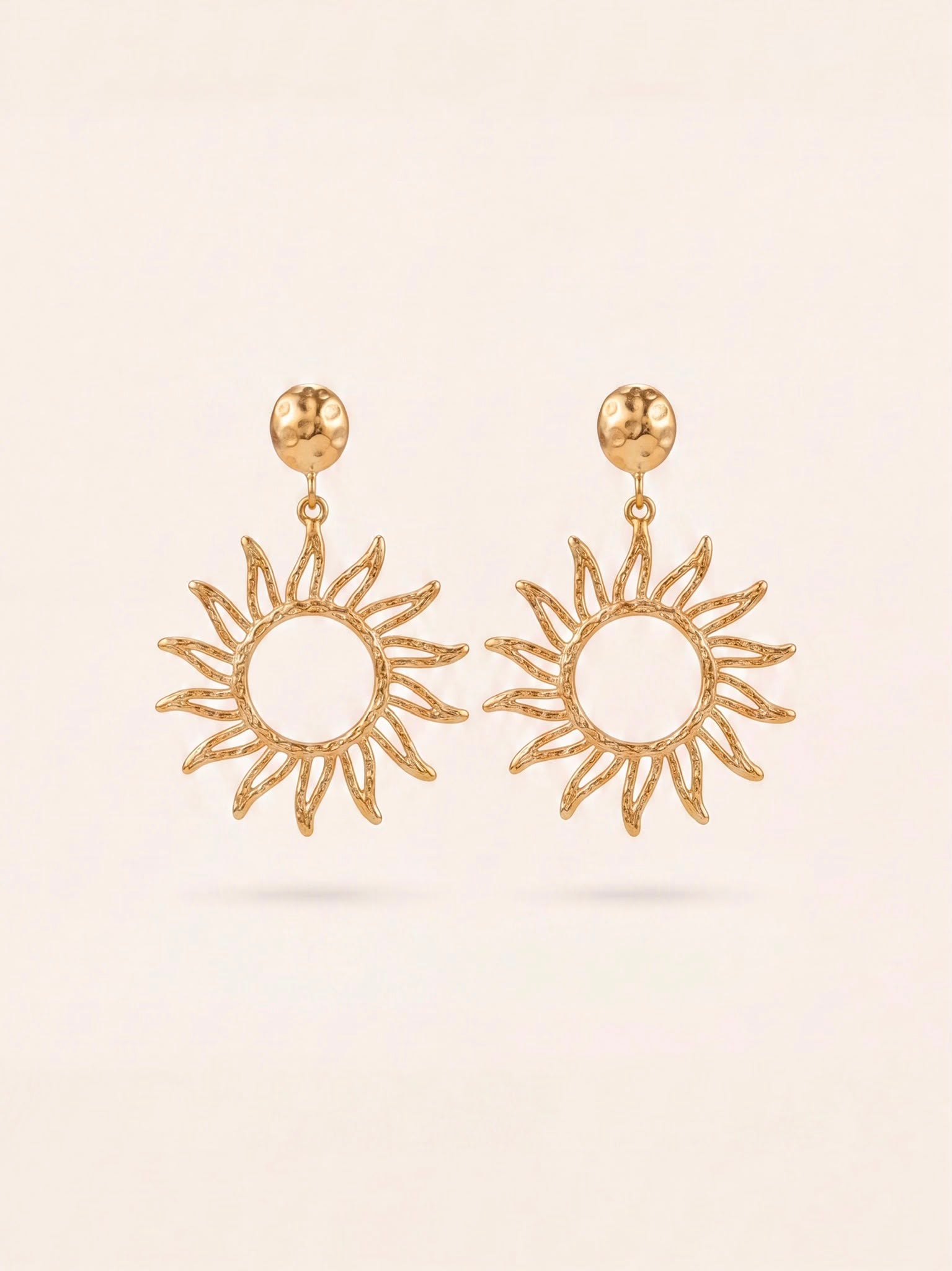 Boucles d'oreilles SOLENE en acier inoxydable