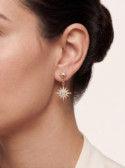 Boucles d'oreilles CELESTE en acier inoxydable