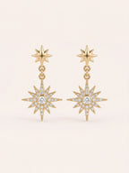 Boucles d'oreilles CELESTE en acier inoxydable